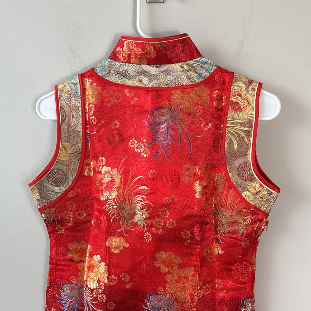 Asian Shanghai Story Chinese oriental traditional long dress women size medium - Picture 4 of 8